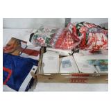 NEW Trump Flag, (2ct) Plush Christmas Blankets, Balloons