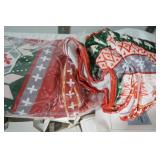 NEW Trump Flag, (2ct) Plush Christmas Blankets, Balloons