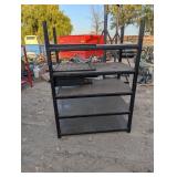 Steel Well Built Black Storage Unit with Drawer