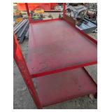 Steel Well Built Red Garage/Outdoor Storage Rack