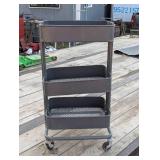 Heavy Duty 3 tier storage Cart - Gray