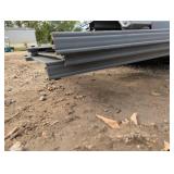 10 ft by 2 ft uprights with 8ft cross beams 3 uprights and 18 cross beams - gray