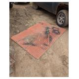 5ft by 7ft Drag Plate Expanded Poly wrapped Metal