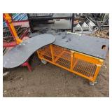 Heavy Duty Diagnostics table - Rolling Cage with Swing out Computer Stand