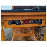 Heavy Duty Diagnostics table - Rolling Cage with Swing out Computer Stand