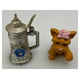 Misc. Vintage Collectible Items Including BEATLES  GLASS, Green Giant Bank And More