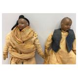 Antique Indian Dolls 10"