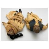 Antique Indian Dolls 10"