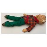 Super Old Howdy Doody Composition Ventriloquist Doll (Needs TLC) Jaw Needs Repair AS SEEN