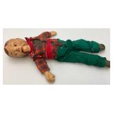 Super Old Howdy Doody Composition Ventriloquist Doll (Needs TLC) Jaw Needs Repair AS SEEN