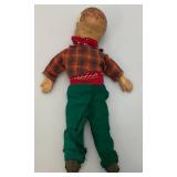 Super Old Howdy Doody Composition Ventriloquist Doll (Needs TLC) Jaw Needs Repair AS SEEN