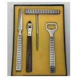 Vintage PLAYBOY Four Piece Stainless Steel Bar Set In Original Box