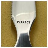 Vintage PLAYBOY Four Piece Stainless Steel Bar Set In Original Box