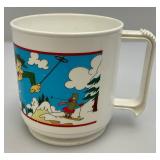 Vintage Collectible Cups Including Smurfs, Yogi bear And More
