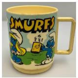 Vintage Collectible Cups Including Smurfs, Yogi bear And More