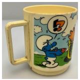 Vintage Collectible Cups Including Smurfs, Yogi bear And More