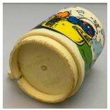 Vintage Collectible Cups Including Smurfs, Yogi bear And More