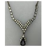14" Vintage Rhinestone Necklace