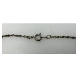 14" Vintage Rhinestone Necklace