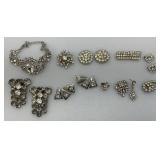 Vintage Rhinestone Jewelry Lot