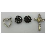 Vintage Misc. Costume Jewelry Including Rhinstone And More