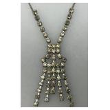 14" Vintage Rhinestone Necklace