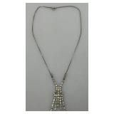 14" Vintage Rhinestone Necklace