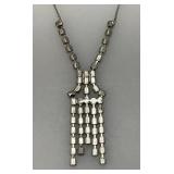 14" Vintage Rhinestone Necklace