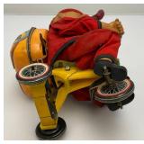 Bandi Cycling Daddy Battery Operated Tin Litho (Works) 9 3/4"