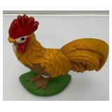 8 1/4" Tall Cast Iron Chicken Door Stop