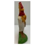 8 1/4" Tall Cast Iron Chicken Door Stop
