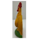 8 1/4" Tall Cast Iron Chicken Door Stop
