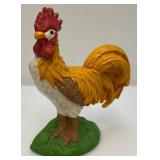 8 1/4" Tall Cast Iron Chicken Door Stop
