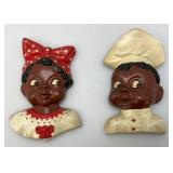 Vintage Chalkware Wall Décor