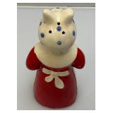 Vintage 8" Aunt Jemima & Chef Salt & Pepper Shacker Set (Chef Has Head Repaired )