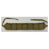 WWII 1944 Turkish Mauser 8mm 7.9 Ammo Belt With 14 Clips Five Rounds Per Clip (70 Rounds Total)