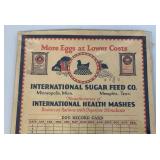Vintage Egg Scale And Minneapolis International Sugar & Feed Co. Egg Record Card