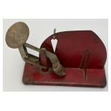 Vintage Egg Scale And Minneapolis International Sugar & Feed Co. Egg Record Card