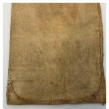 Antique Canvas Water Bag 10 1/2" x 16 1/2"
