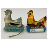 Misc. Vintage Chicken Collectibles Including Salt & Peppers And More