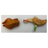 Misc. Vintage Chicken Collectibles Including Salt & Peppers And More