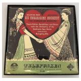 Vintage Record For Operetta "De Ungarische Hochzeit" (The Hungarian Wedding) On The Telefunken Label In Original Box