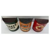 Misc. Collectible Oil Cans, Oil Can Wall Hangings & More