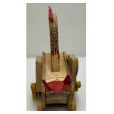 Very Old Fisher Price Including Chicken And Cow Pull Toys