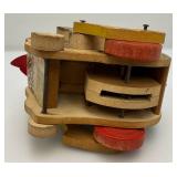 Very Old Fisher Price Including Chicken And Cow Pull Toys