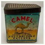 Vintage Collectibles Including Camel Vulcanizing Patches, Gold Medal Beverage Bottle and More