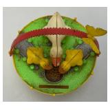 Very Old Plastic Bobbing Chicken Bank (Missing Rubber Plug)