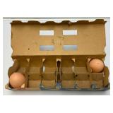 Vintage Miniature Egg Crate And Farmdale Egg Carton