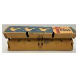 Vintage Miniature Egg Crate And Farmdale Egg Carton