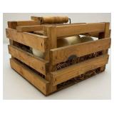 Vintage Miniature Egg Crate And Farmdale Egg Carton